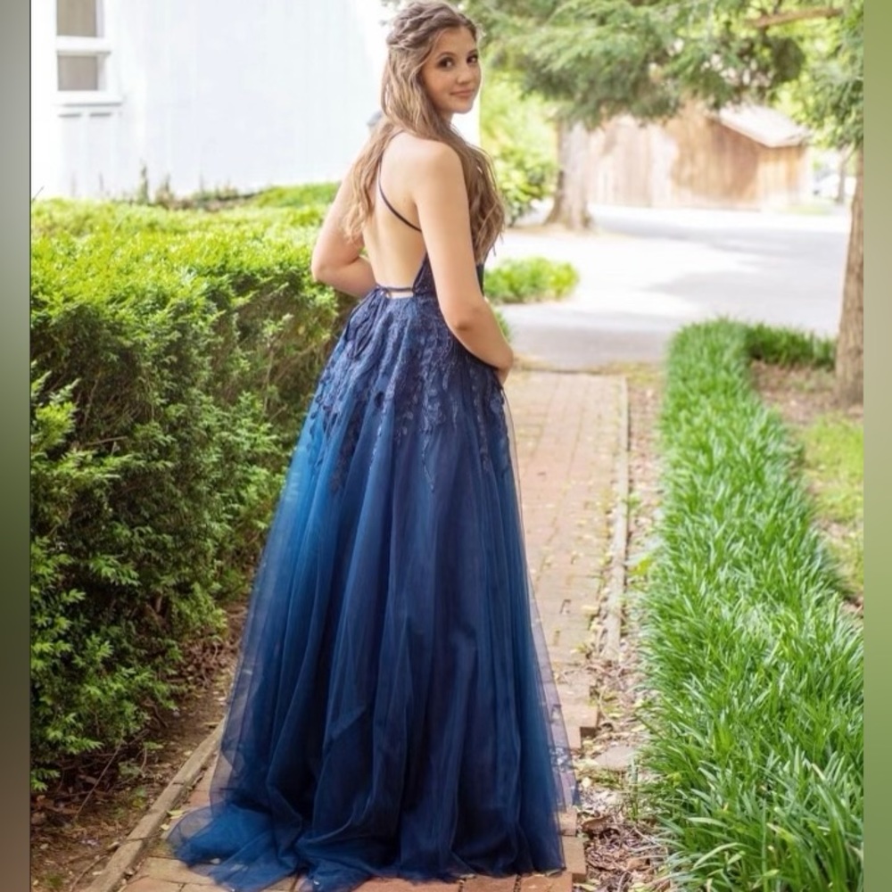 Navy Prom dress